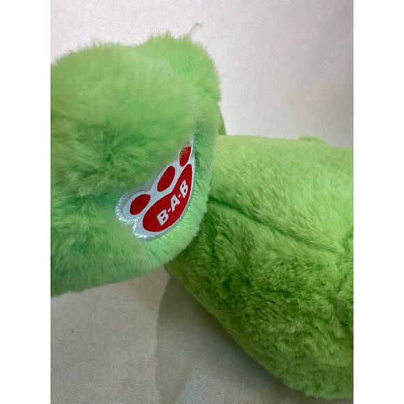 Build A Bear Spring Green Frog 16" Stuffed Plush Animal W/ Strawberry Scent BAB - Picture 4 of 5